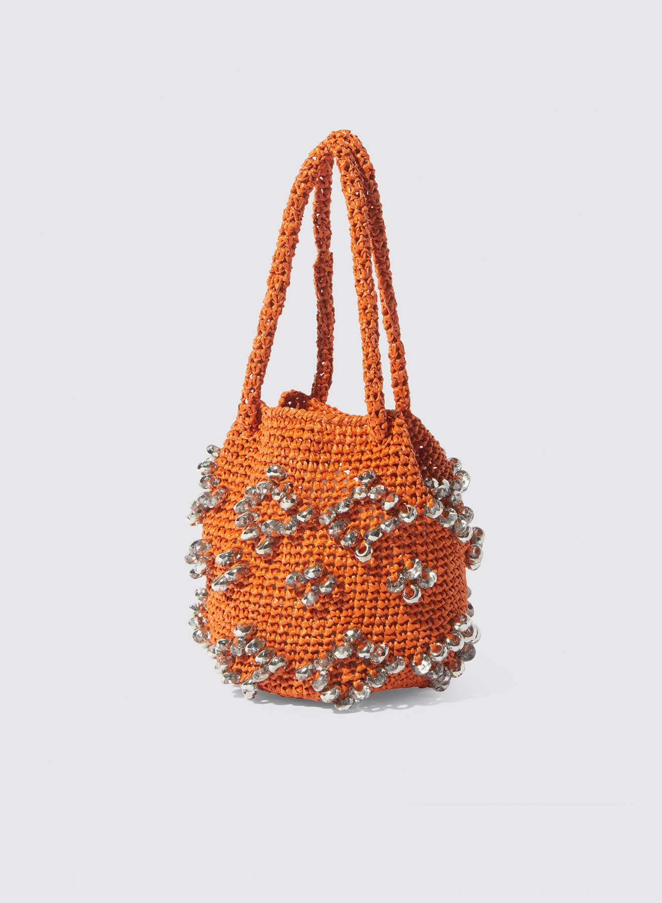 MAISON DE REERUR　rosa mosaヤナギかごバッグ　バスケット La Gemmé Mini Bucket – Handwoven Raffia Bucket Bag | Maria La Rosa