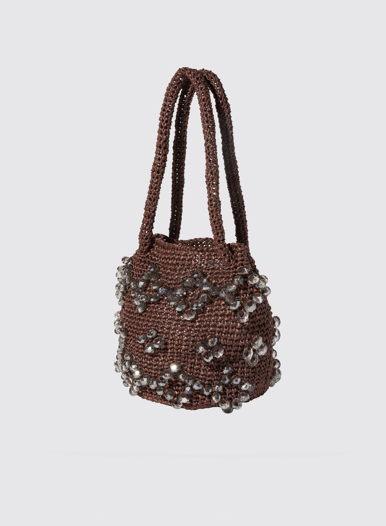 MAISON DE REERUR　rosa mosaヤナギかごバッグ　バスケット La Gemmé Mini Bucket – Handwoven Raffia Bucket Bag | Maria La Rosa