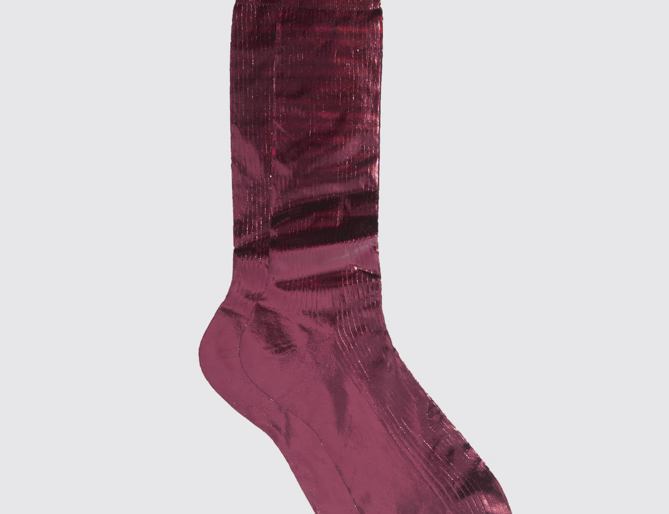 One Ribbed Laminated Men Socks