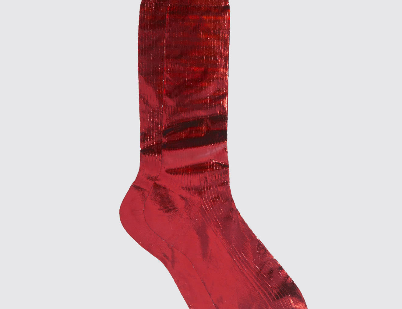 One Ribbed Laminated Men Socks
