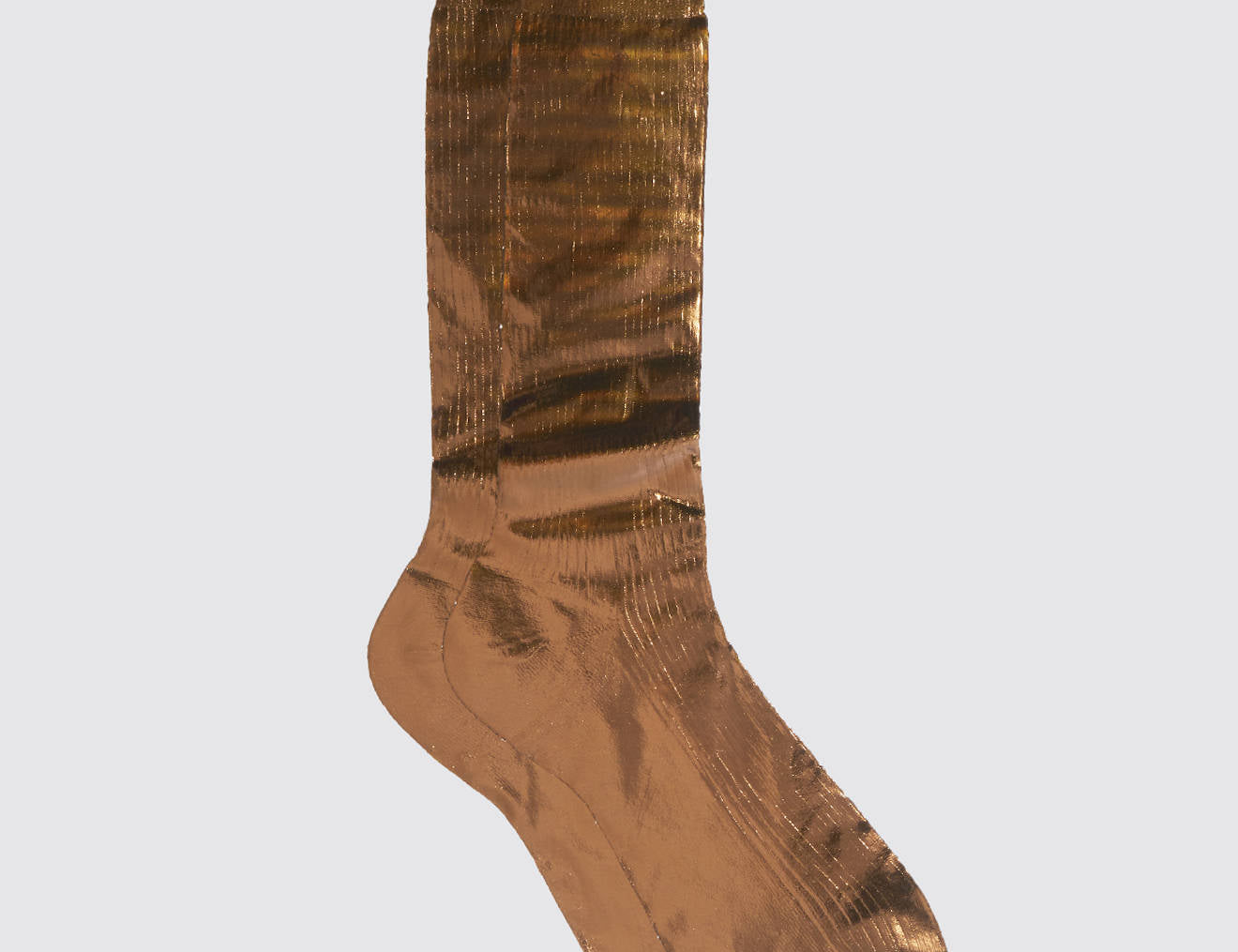 One Ribbed Laminated Men Socks