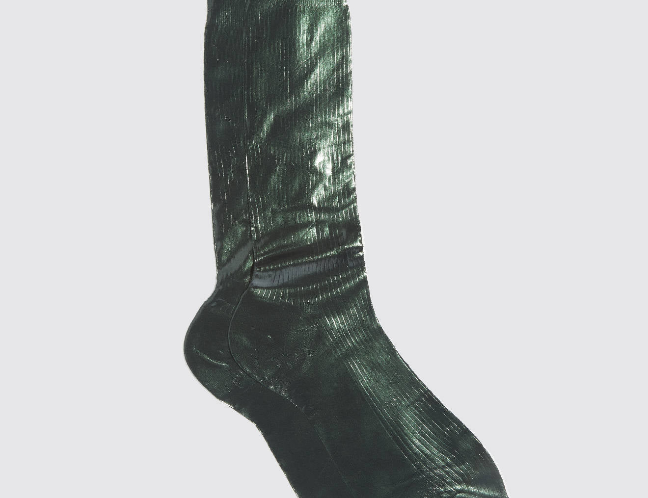 One Ribbed Laminated Men Socks