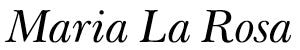 Maria La Rosa logo