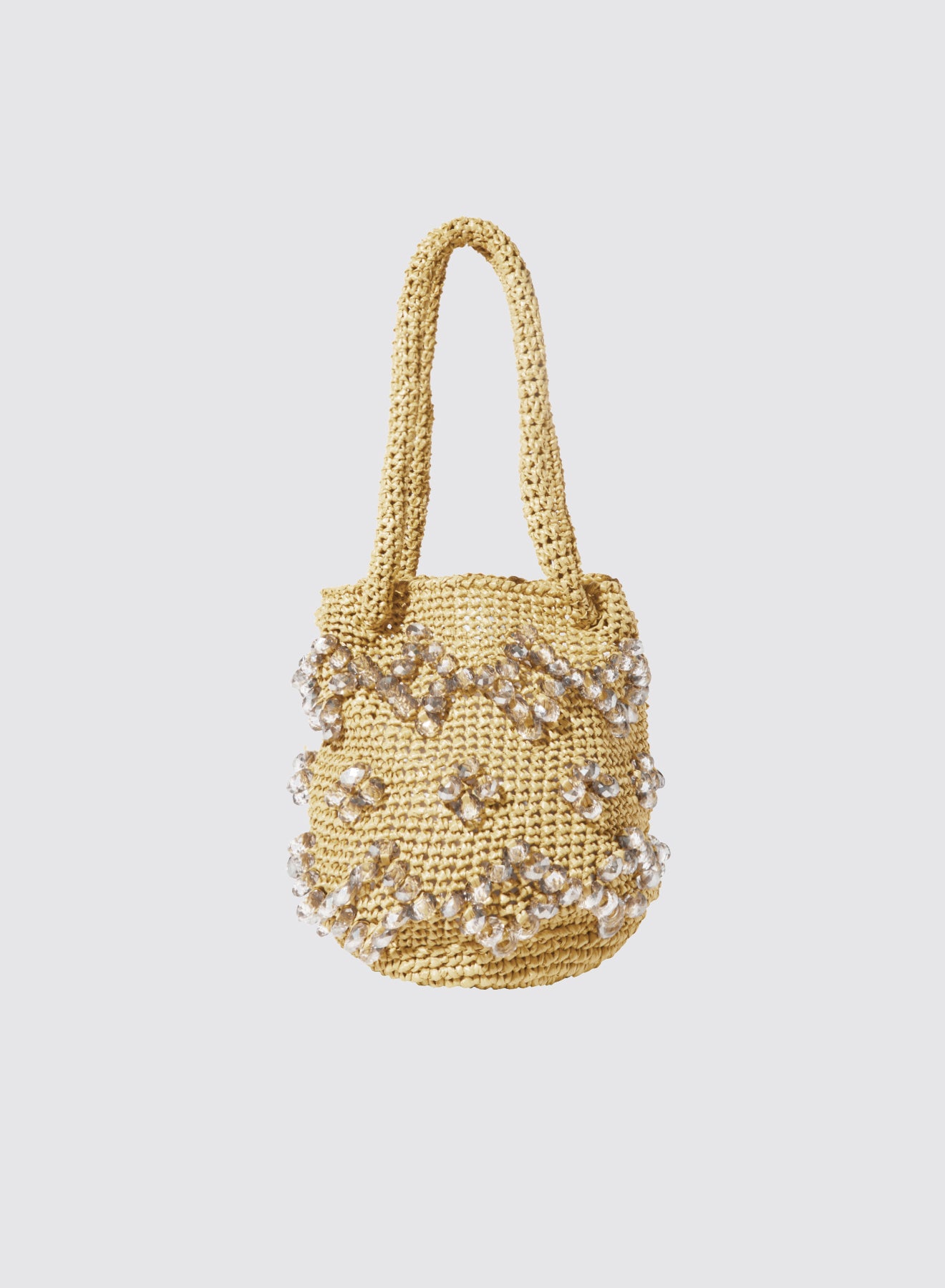 La Gemmé Mini Bucket – Handwoven Raffia Bucket Bag | Maria La Rosa