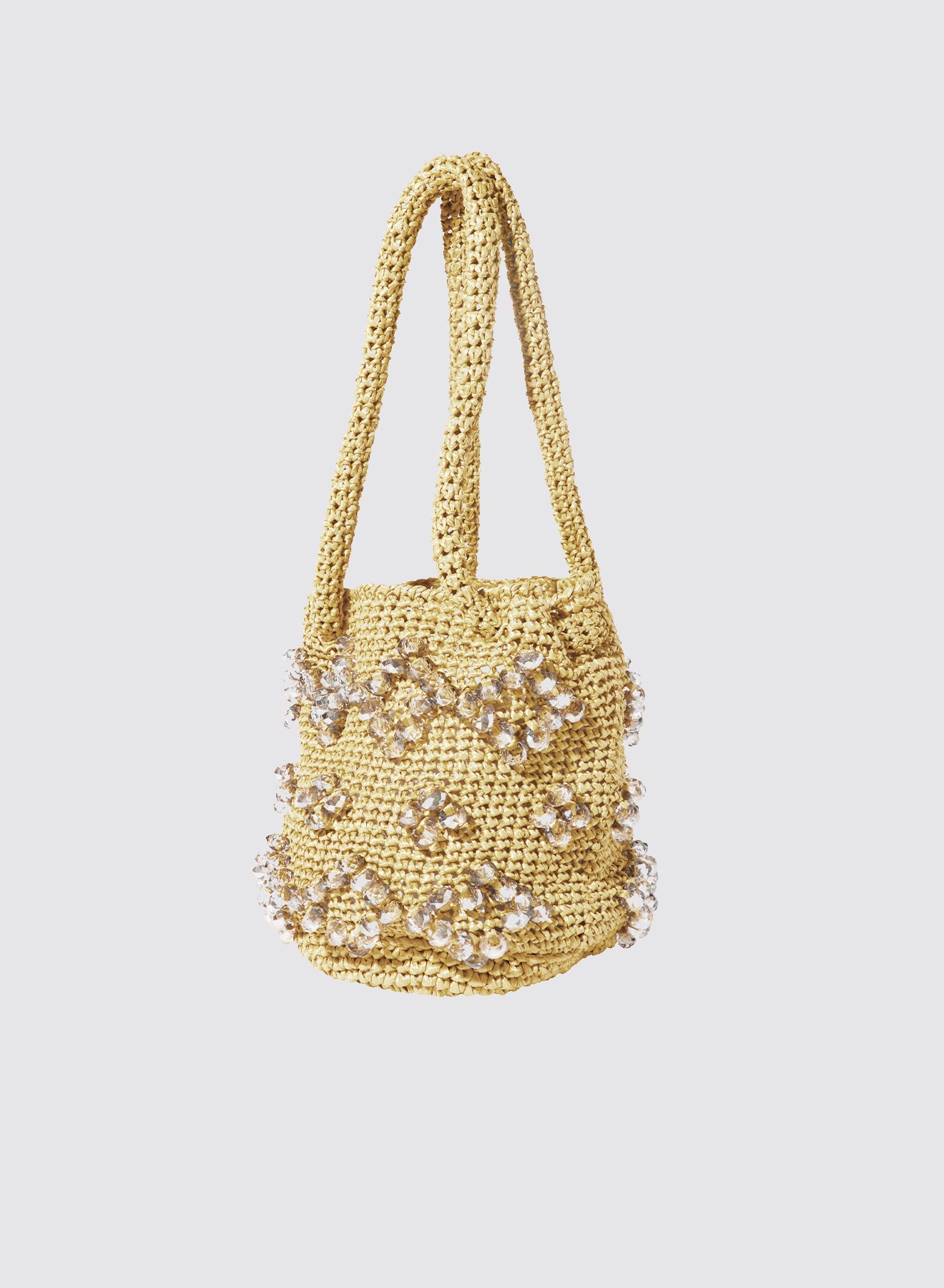 La Gemmé Mini Bucket – Handwoven Raffia Bucket Bag | Maria La Rosa