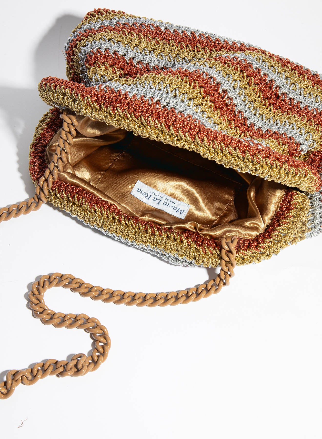 Game Stripe Metallic – MARIA LA ROSA Game Stripe Metallic – MARIA LA ROSA